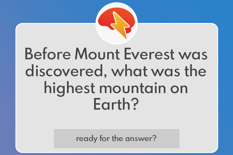 Before Mount Everest