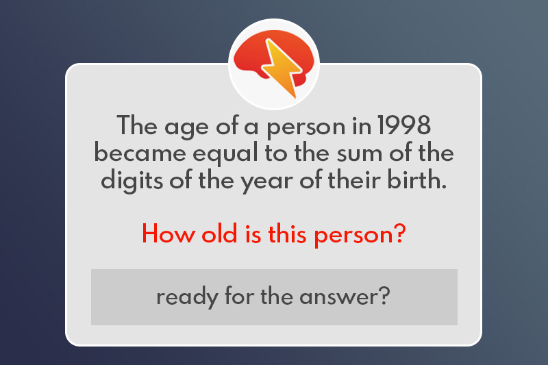 The Age of a Person in 1998